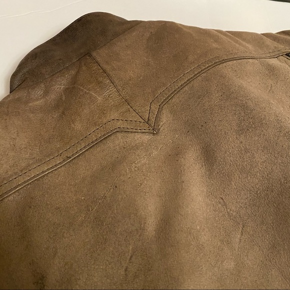 VINTAGE - LEATHER BOMBER JACKET - Picture 15 of 15